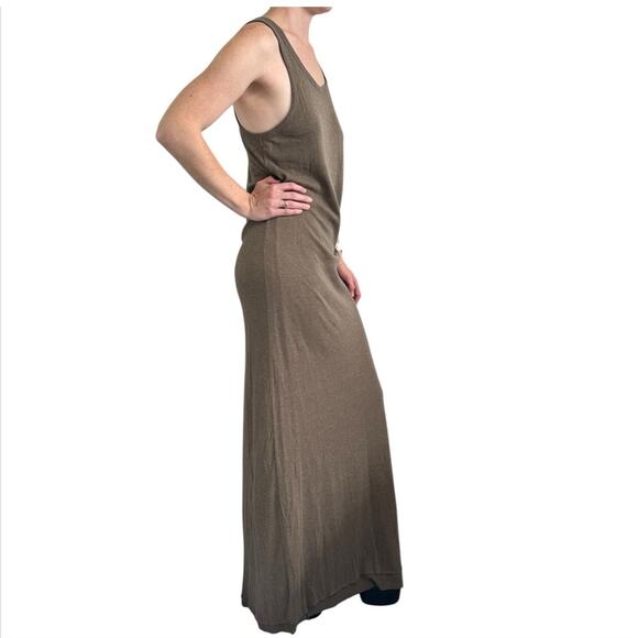 Haider Ackermann Wool Maxi Dress in Sepia size FR 36 Layered Tank - Picture 6 of 11